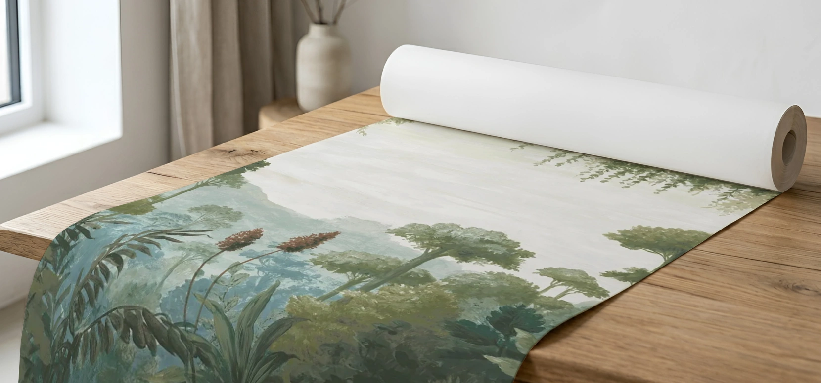 Roll wallpaper detail